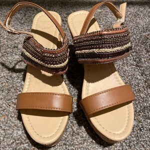 Brown Summer Wedges